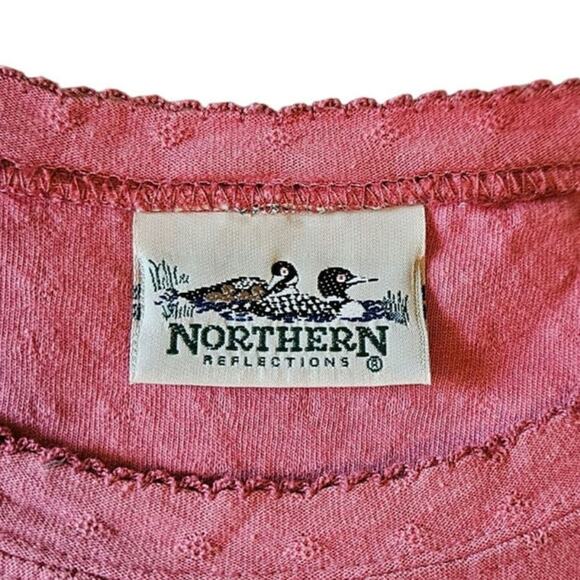 Vintage Northern Reflections Nature is Full of Little Wonders TShirt Pink Large* - Picture 4 of 6